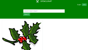 openclipart圖庫：Holly 2-資源代表圖