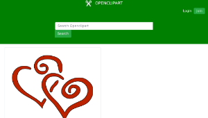 openclipart圖庫：2 hearts縮圖