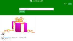 openclipart圖庫：Gift-資源代表圖