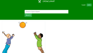 openclipart圖庫：playing ball-資源代表圖