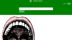 openclipart圖庫：open mouth-資源代表圖