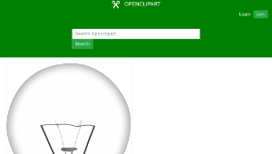 openclipart圖庫：light bulb-資源代表圖