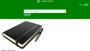 openclipart圖庫：Notebook縮圖