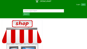 openclipart圖庫：Shop front Icon-資源代表圖
