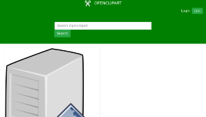 openclipart圖庫：Application Server-資源代表圖