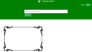 openclipart圖庫：Showcard border縮圖