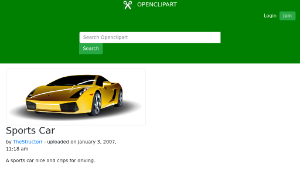 openclipart圖庫：Sports Car-資源代表圖