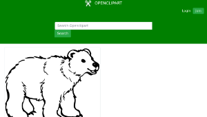 openclipart圖庫：young bear-資源代表圖