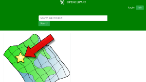 openclipart圖庫：Ruffled Map-資源代表圖