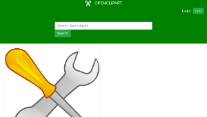 openclipart圖庫：Tools-資源代表圖