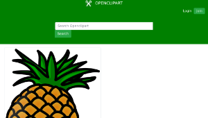 openclipart圖庫：Pineapple-資源代表圖