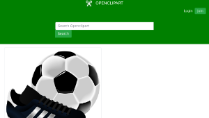 openclipart圖庫：Soccer縮圖