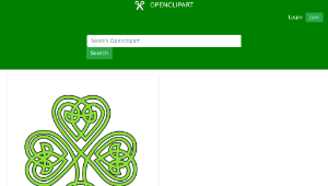 openclipart圖庫：celtic shamrock-資源代表圖