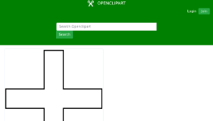 openclipart圖庫：Cross-資源代表圖