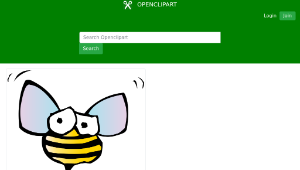 openclipart圖庫：Bee-資源代表圖