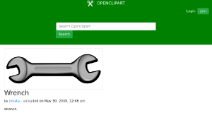 openclipart圖庫：Wrench-資源代表圖