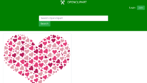 openclipart圖庫：Hearts in Heart-資源代表圖