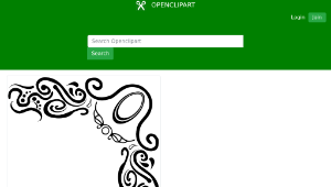 openclipart圖庫：Corner Flourish縮圖