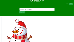 openclipart圖庫：Snowman-資源代表圖