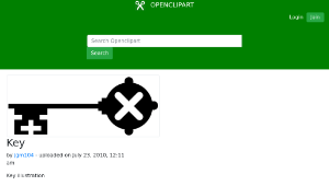 openclipart圖庫：Key-資源代表圖