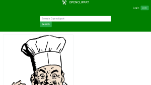 openclipart圖庫：happy chef-資源代表圖