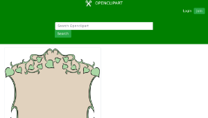 openclipart圖庫：Garden Sign Ivy Border-資源代表圖