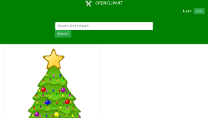 openclipart圖庫：Animated Christmas Tree-資源代表圖
