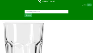 openclipart圖庫：Beverage Glass (Tumbler)-資源代表圖