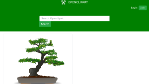 openclipart圖庫：Bonsai-資源代表圖