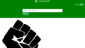openclipart圖庫：fist
