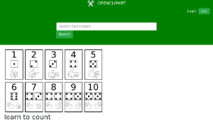 openclipart圖庫：learn to count縮圖