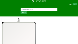 openclipart圖庫：white board縮圖