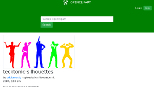openclipart圖庫：tecktonic-silhouettes縮圖