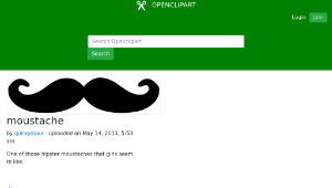 openclipart圖庫：moustache縮圖