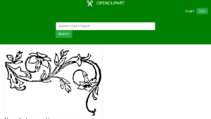 openclipart圖庫：floral decoration縮圖