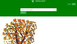 openclipart圖庫：Maple autumn縮圖