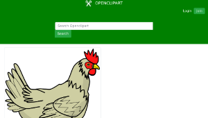 openclipart圖庫：Chicken