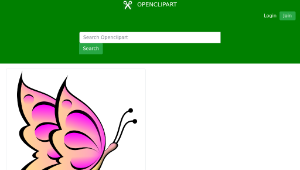 openclipart圖庫：Butterfly
