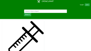 openclipart圖庫：Syringe