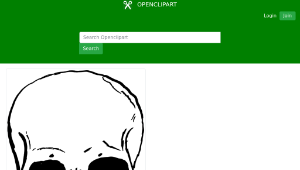 openclipart圖庫：skull縮圖