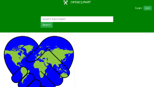 openclipart圖庫：World Peace縮圖