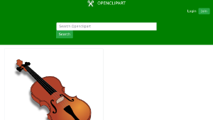 openclipart圖庫：violin縮圖