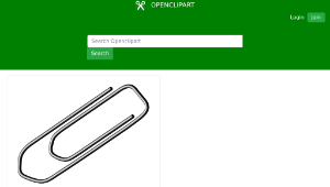 openclipart圖庫：Paper Clip縮圖