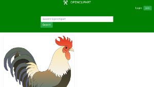 openclipart圖庫：ayam jantan縮圖