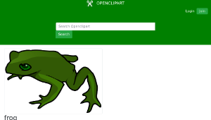 openclipart圖庫：frog