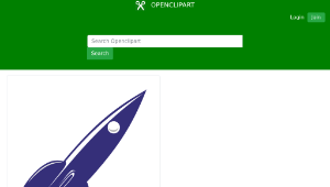 openclipart圖庫：R is for Rocket