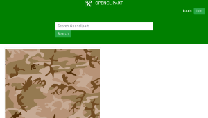 openclipart圖庫：Desert Camo Print