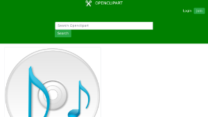 openclipart圖庫：Music icon縮圖