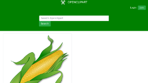 openclipart圖庫：Corn
