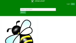 openclipart圖庫：Bee